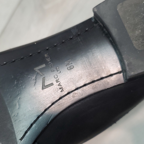 Marc Fisher Women LTD Leather Loafer Slip on shoes sz 6M - Picture 11 of 12